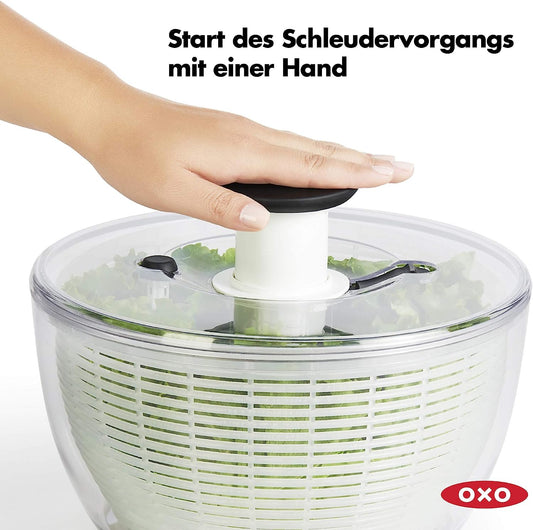 OXO GoodGrips Kunststoff Salatschleuder weiss