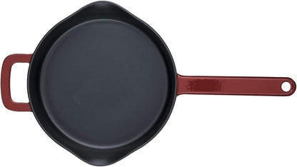 Fissler Moments Collection/Emaillierte Gusseisen-Pfanne Ø 26 cm burgundrot