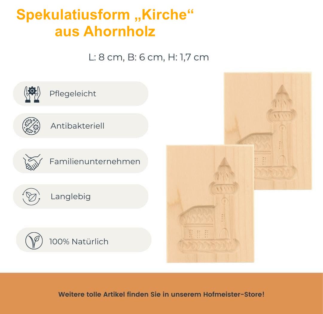 Hofmeister Spekulatiusform Kirche