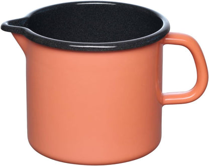 Riess Schnabeltopf Emaille 12 cm 1 Liter Mango Kochtopf Milchtopf