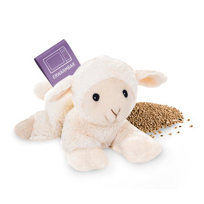 Habibi Plush Classic Wärmetier Lämmchen Kuscheltier Wärmekissen Wärmflasche