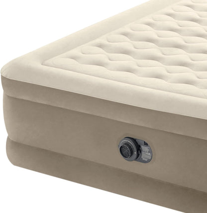 Intex 64428NP Ultra Plush Queen Luftbett 230V Beige 203x152x46 cm Komfort, B-Ware