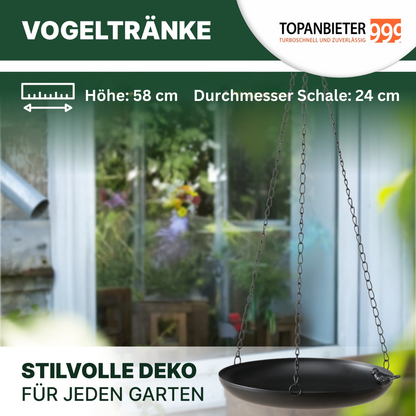 Vogelstation aus Metall – Wetterfest & frostbeständig Futterschale für Wildvögel