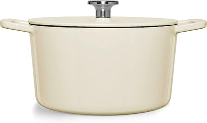 Fissler Moments Collection/Emaillierte Gusseisen-Bräter Ø 24 cm elfenbeinweiß