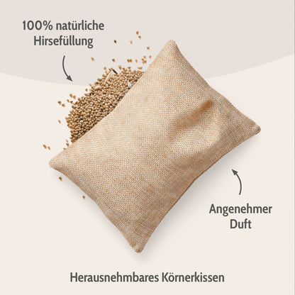 Habibi Plush Premium Wärmekissen creme
