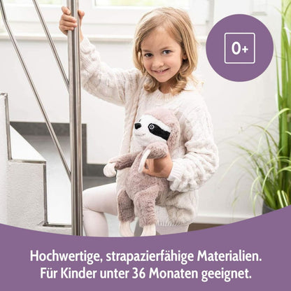 Habibi Plush Premium Wärmetier Faultier herausnehmbares Körnerkissen