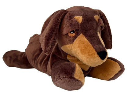 Habibi Plush Classic Wärmetier Dackel Kuscheltier Wärmekissen Wärmflasche