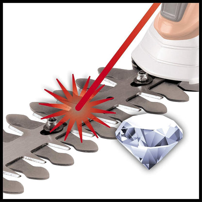 Einhell Akku Gras- und Strauchschere rot GE-CG 12 Li 1,5Ah Teleskopgriff