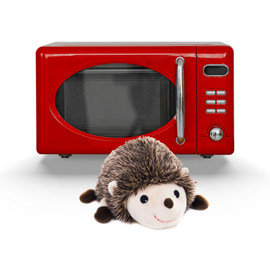 Habibi Plush Premium Wärmetier Igel Kuscheltier herausnehmbares Körnerkissen