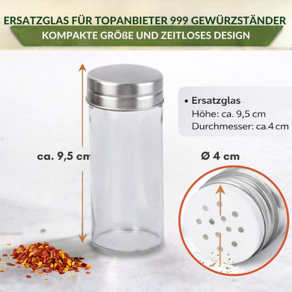 TA999 Ersatzglas für TOPANBIETER 999 Gewürzständer
