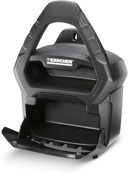 Kärcher hose holder with plastic box, black