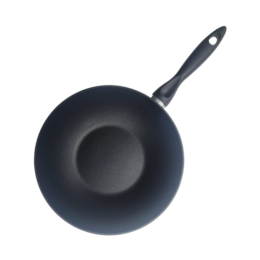 Riess Kelomat wok pan coated blue 28 cm