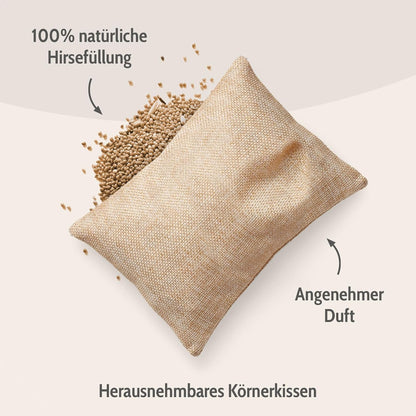 Habibi Plush Premium Wärmetier Hugys Koala Papa+Kind herausnehmbares Kissen