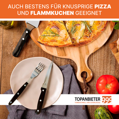Besteckset 6tlg. Besteck Steak & Pizzabesteck Edelstahl rostfrei Gabel Messer