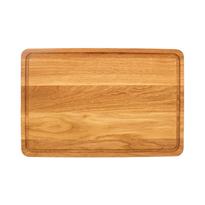 Hofmeister Schneidebrett Eichenholz 50 x 30 mit Saftrille