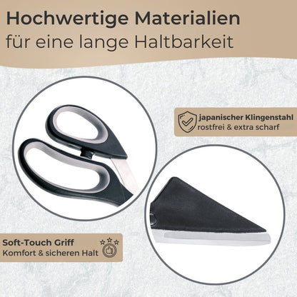 TOPANBIETER 999 Pizzaschere mit Heber Funktion Pizzaschneider Küchenschere