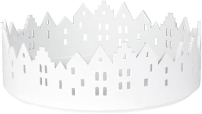 Räder Stadtschale in weiß aus Porzellan 7,5cm x 20cm