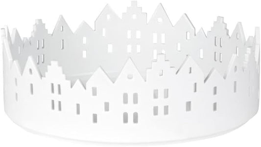 Räder Stadtschale in weiß aus Porzellan 7,5cm x 20cm