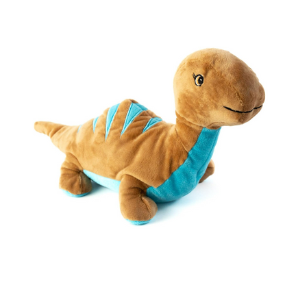 Habibi Plush Premium Wärmetier Dinosaurier herausnehmbares Körnerkissen