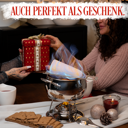 Feuerzangenbowle Set Edelstahl 1,5 Liter Feuerzange Glühwein Punsch Zuckerhut