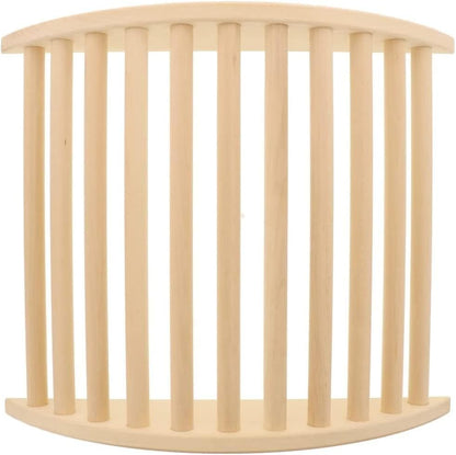 Hofmeister Sauna Beinstütze Lindenholz 45 cm ergonomisch geformte Venenstütze