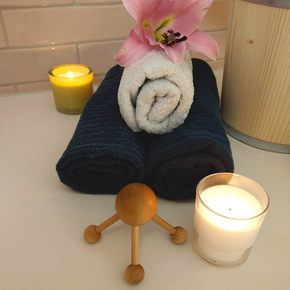 Hofmeister Massagespinne 4 Beinen 8,8cm Buchenholz Massage Wellness Entspannung