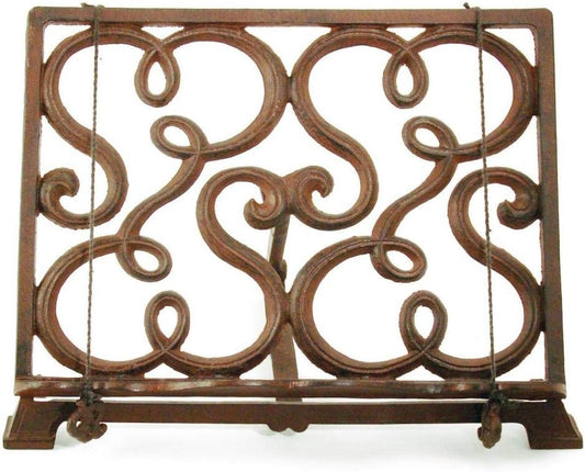 Esschert Design cookbook stand rust
