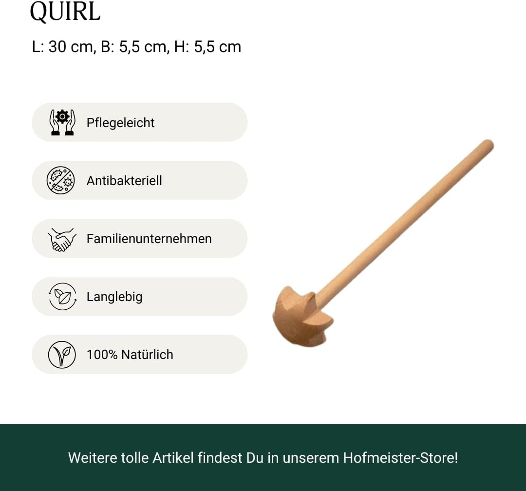 Hofmeister Quirl Buchenholz 30 cm