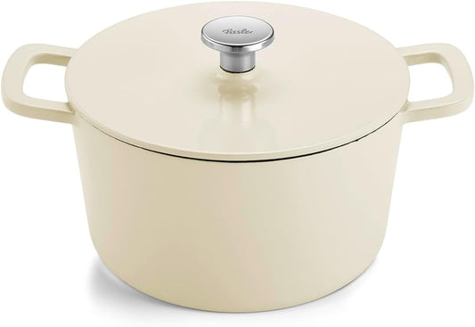 Fissler Moments Collection/Emaillierte Gusseisen-Bräter Ø 24 cm elfenbeinweiß