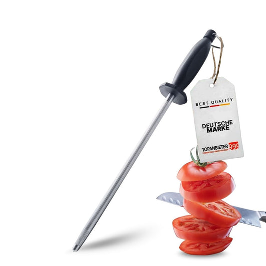 Messerschärfer Profi Wetzstahl 39 cm, XXL Schärffläche 26 cm, Messerschleifer Küchenmesser