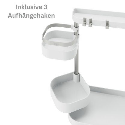 TOPANBIETER 999 Multifunktions-Organizer Höhenverstellbares Regal Küche Bad Büro