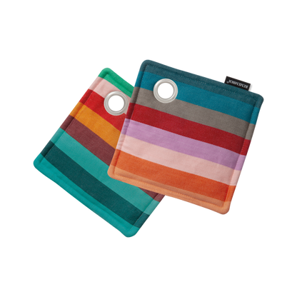 REMEMBER Topflappenset Nr. 2 Stilvolle, hitzebeständige Küchenhelfer im 2er-Set