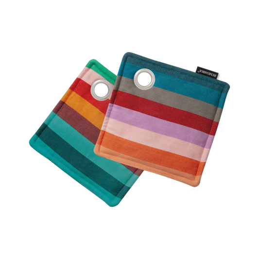 REMEMBER Topflappenset Nr. 2 Stilvolle, hitzebeständige Küchenhelfer im 2er-Set