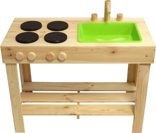 Esschert Design Matschküche – Kreatives Outdoor-Spielvergnügen für Kinder