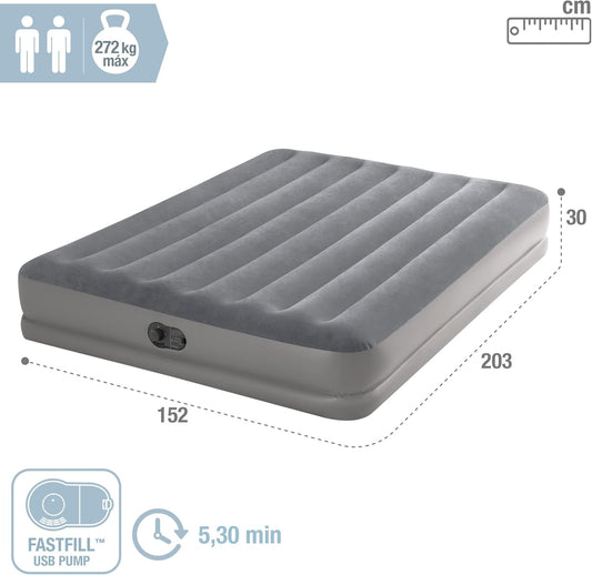 Intex Luftbett Dura Beam Prestige Doppelbett USB Pumpe