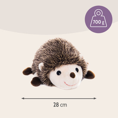 Habibi Plush Premium Wärmetier Igel Kuscheltier herausnehmbares Körnerkissen