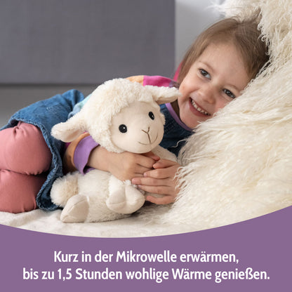 Habibi Plush Classic Wärmetier Lämmchen Kuscheltier Wärmekissen Wärmflasche