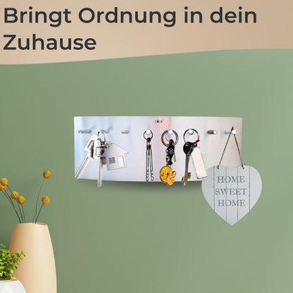 Zack ERGO Schlüsselbrett, Edelstahl matt
