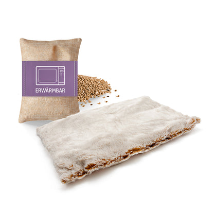Habibi Plush Premium Wärmekissen creme