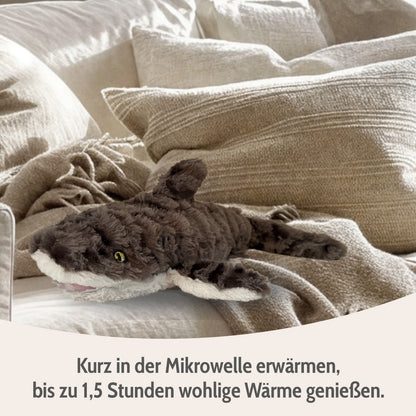 Habibi Plush Classic Wärmetier Hai Kuscheltier Wärmekissen Wärmflasche