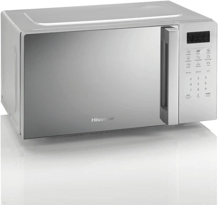 Hisense Mikrowelle grau mit Grill