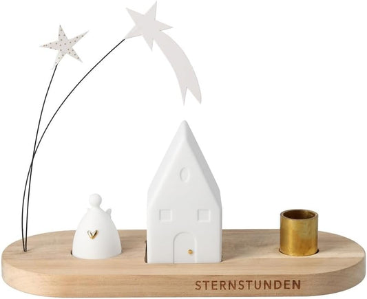 Räder Winterstadt Kerzenhalter Haus