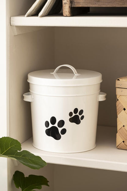 IB Laursen feeding bucket with paw motif 5 liters