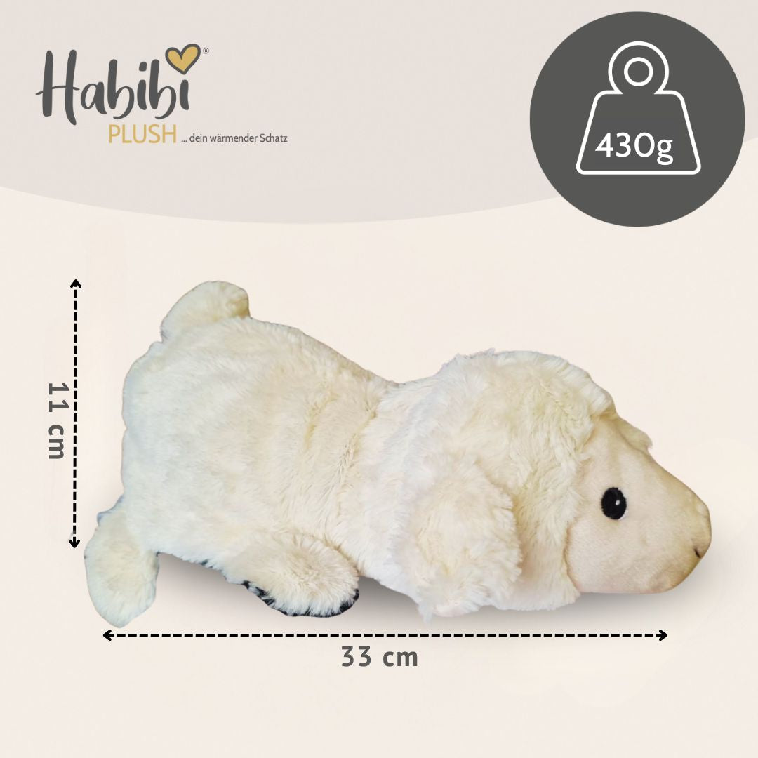 Habibi Plush Classic Wärmetier 1863 Wendetier Wolf/Schaf Stoffltier Wärmekissen