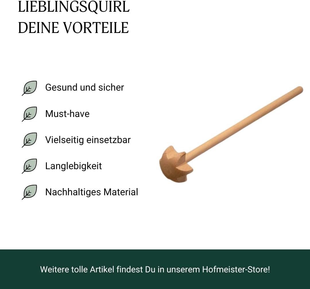 Hofmeister Quirl Buchenholz 30 cm