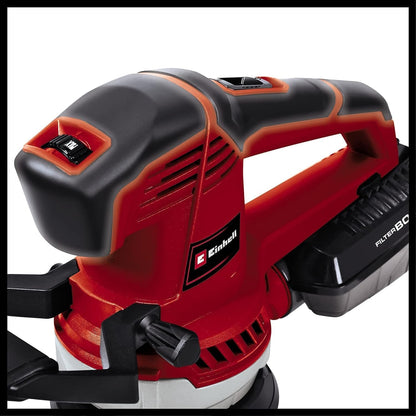 Einhell Exzenterschleifer TE-RS 40 E – 400 W, Drehzahlregelung, Staubabsaugung