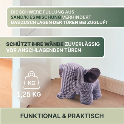 TOP PROVIDER 999 Decorative door wedge animals made of fabric - Door stopper - Door holder - Window buffer - Floor stopper - Door stopper - Door wedge