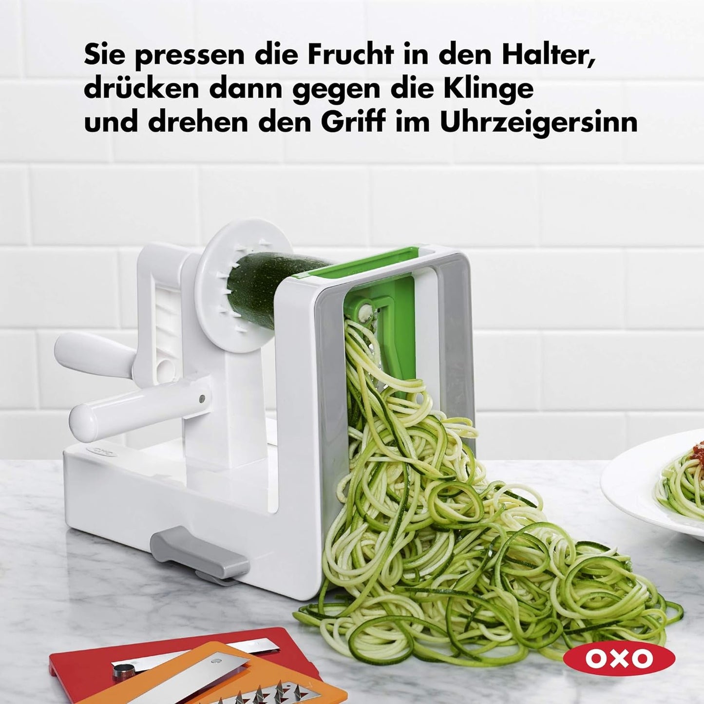 OXO GoodGrips Spiralschneider weiß