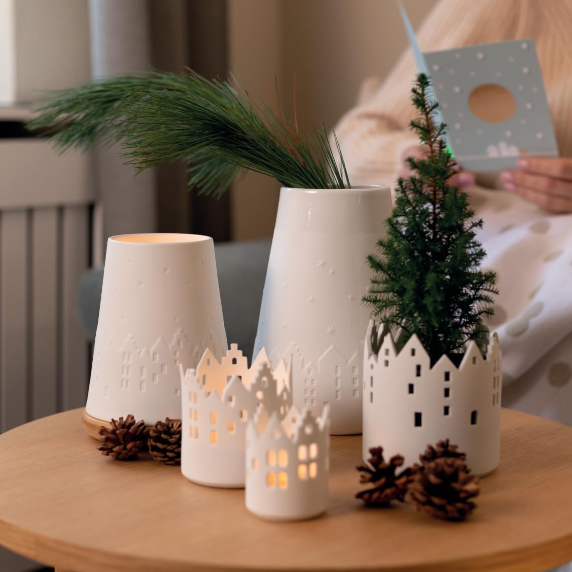 Räder Poesie Vase Winterstadt