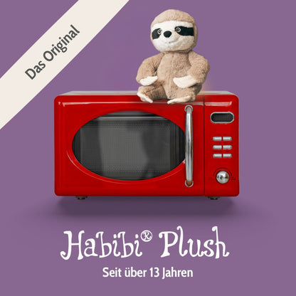 Habibi Plush Premium Wärmetier Faultier herausnehmbares Körnerkissen
